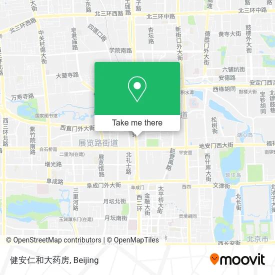 健安仁和大药房 map