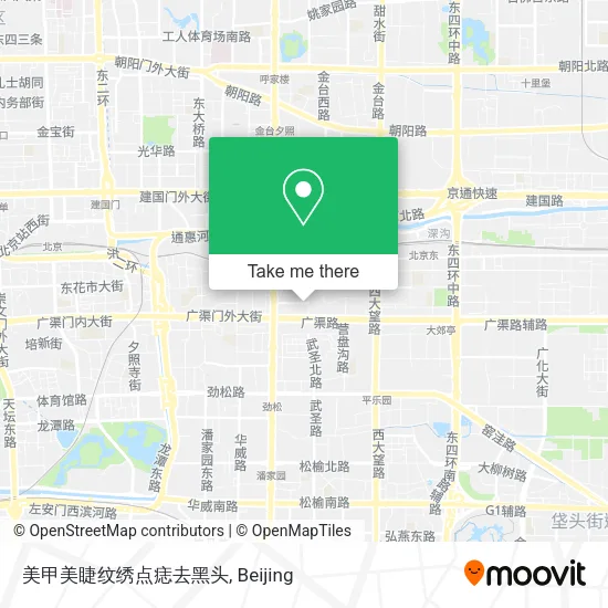 美甲美睫纹绣点痣去黑头 map