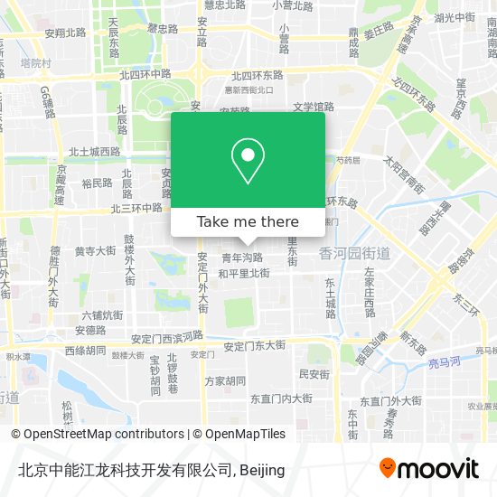 北京中能江龙科技开发有限公司 map