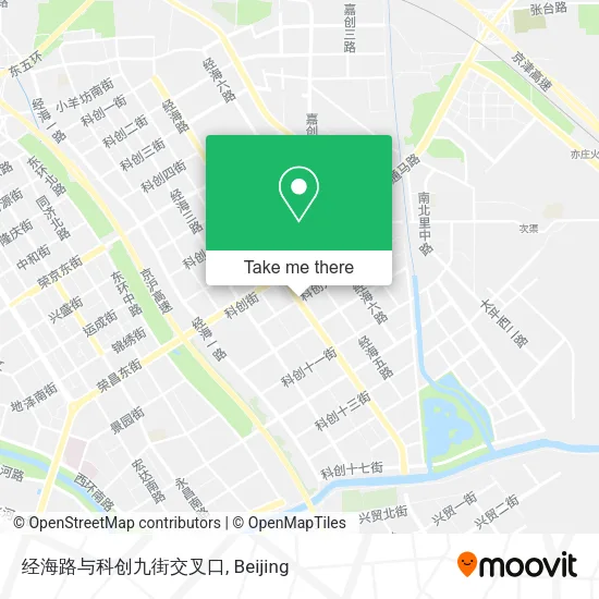 经海路与科创九街交叉口 map