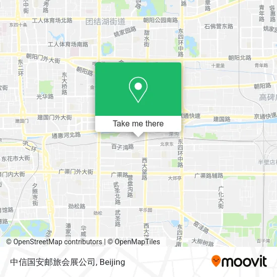 中信国安邮旅会展公司 map