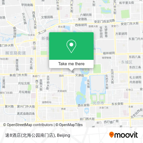 速8酒店(北海公园南门店) map