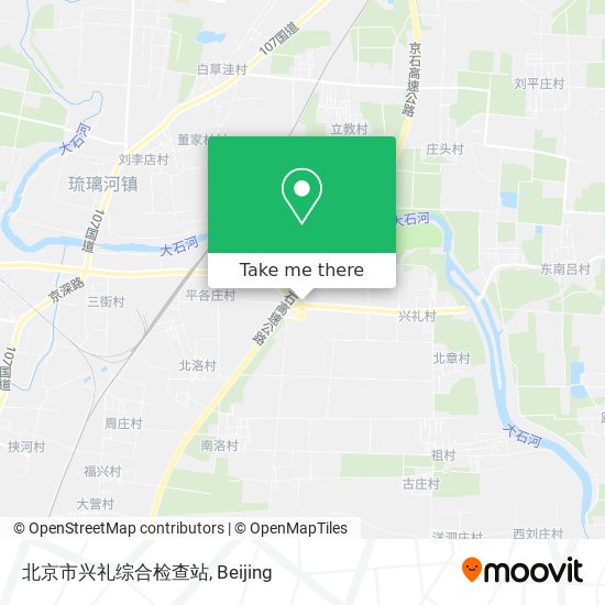 北京市兴礼综合检查站 map