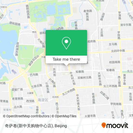 奇萨卷(新中关购物中心店) map