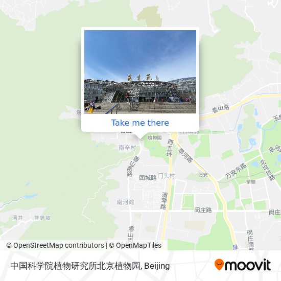 中国科学院植物研究所北京植物园 map
