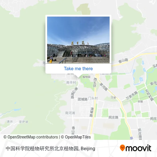 中国科学院植物研究所北京植物园 map