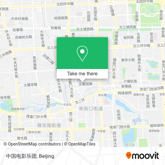 中国电影乐团 map