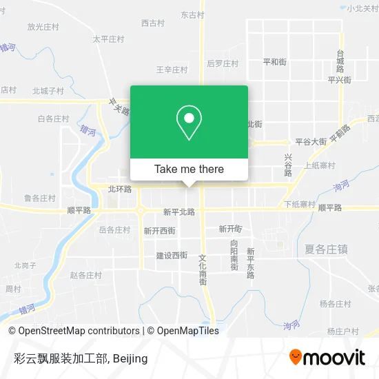 彩云飘服装加工部 map