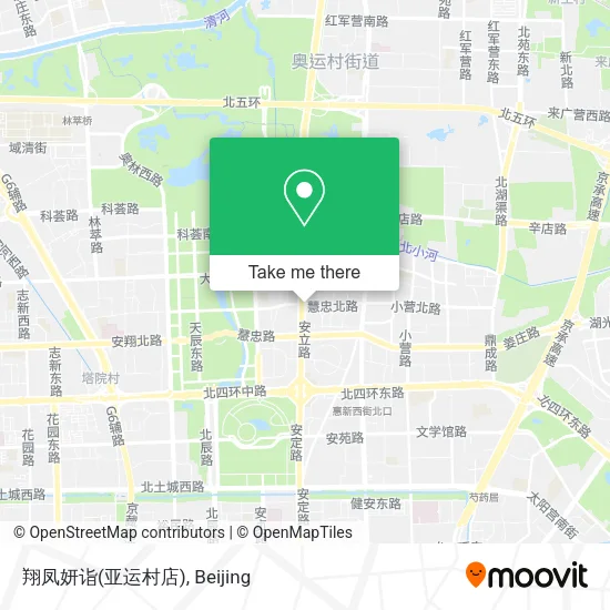 翔凤妍诣(亚运村店) map