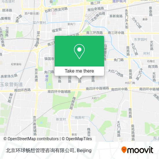北京环球畅想管理咨询有限公司 map