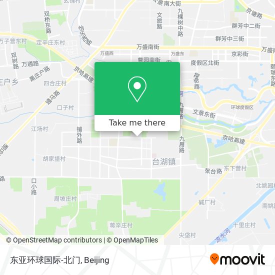 东亚环球国际-北门 map