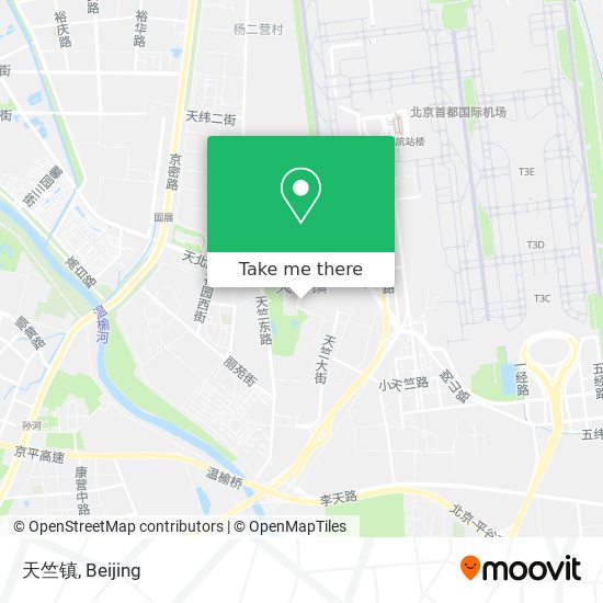 天竺镇 map