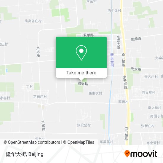 隆华大街 map