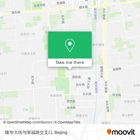 隆华大街与幸福路交叉口 map