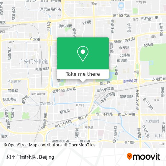 和平门绿化队 map