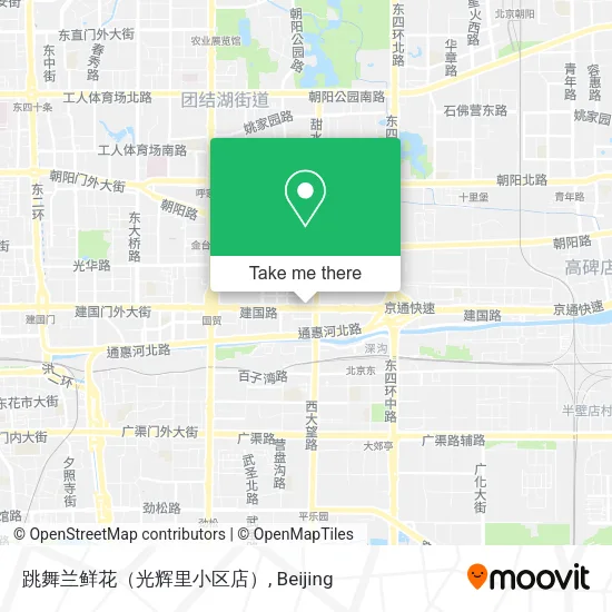 跳舞兰鲜花（光辉里小区店） map