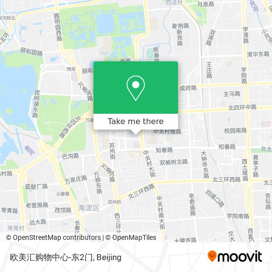 欧美汇购物中心-东2门 map