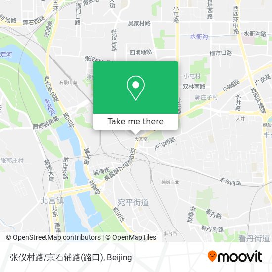 张仪村路/京石辅路(路口) map