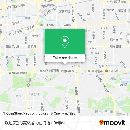 欧迪克(集美家居大红门店) map