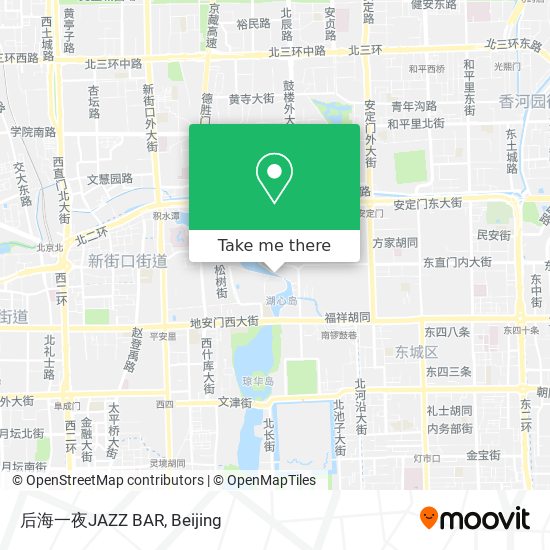 后海一夜JAZZ BAR map