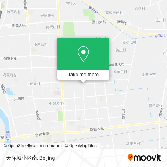 天洋城小区南 map