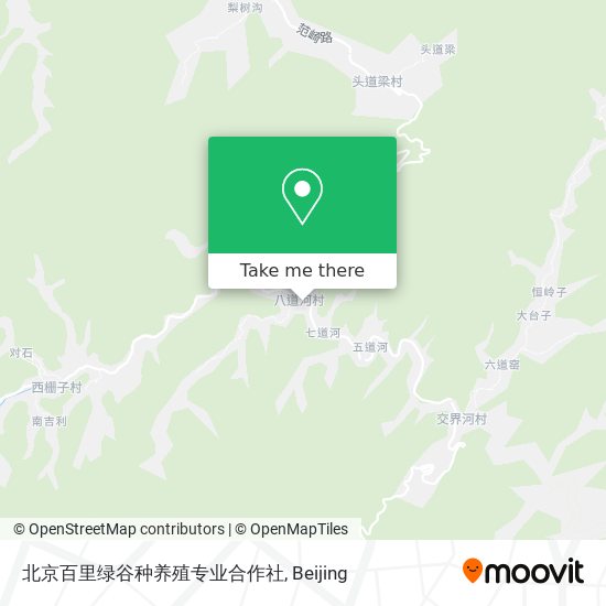 北京百里绿谷种养殖专业合作社 map