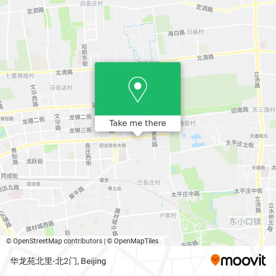 华龙苑北里-北2门 map