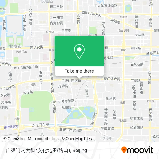 广渠门内大街/安化北里(路口) map