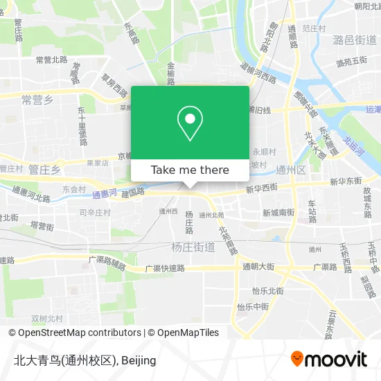 北大青鸟(通州校区) map