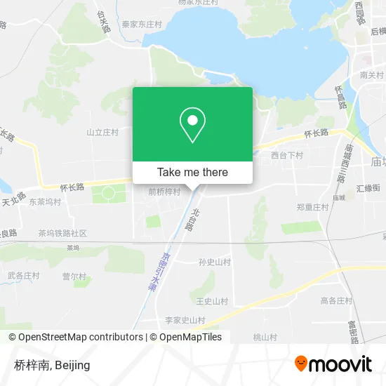 桥梓南 map