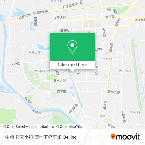 中粮·祥云小镇-西地下停车场 map
