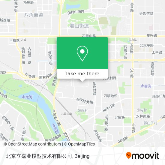 北京立嘉业模型技术有限公司 map