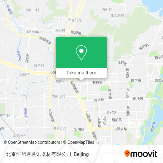 北京恒旭通通讯器材有限公司 map