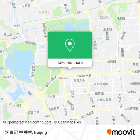 湘食记 中关村 map