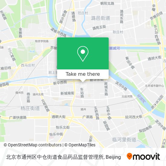 北京市通州区中仓街道食品药品监督管理所 map