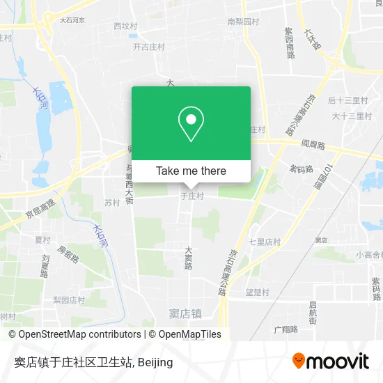 窦店镇于庄社区卫生站 map