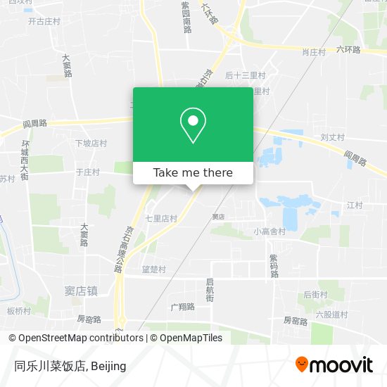 同乐川菜饭店 map
