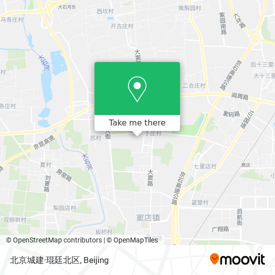 北京城建·琨廷北区 map