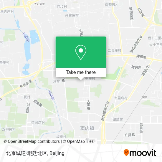北京城建·琨廷北区 map
