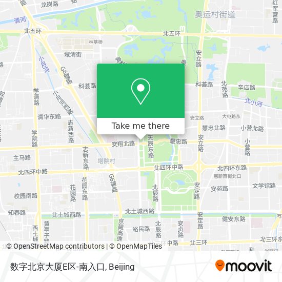 数字北京大厦E区-南入口 map