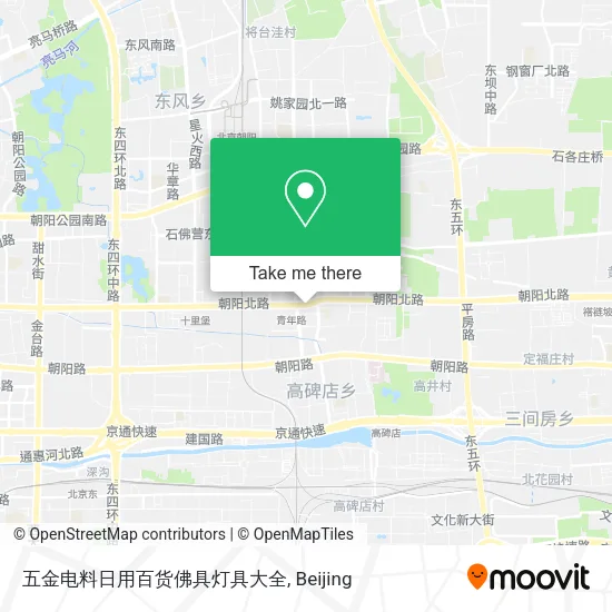 五金电料日用百货佛具灯具大全 map