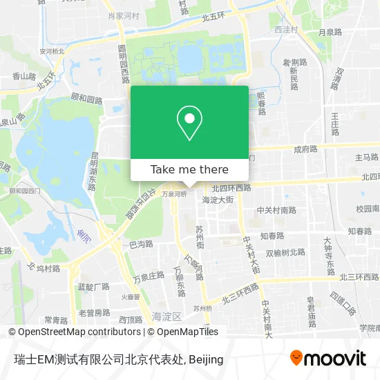 瑞士EM测试有限公司北京代表处 map
