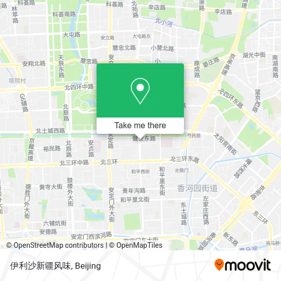 伊利沙新疆风味 map