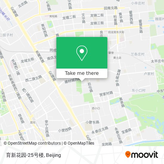育新花园-25号楼 map