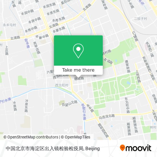 中国北京市海淀区出入镜检验检疫局 map
