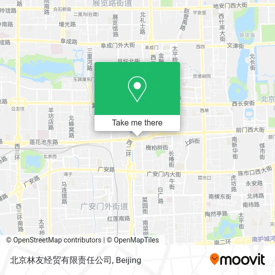北京林友经贸有限责任公司 map