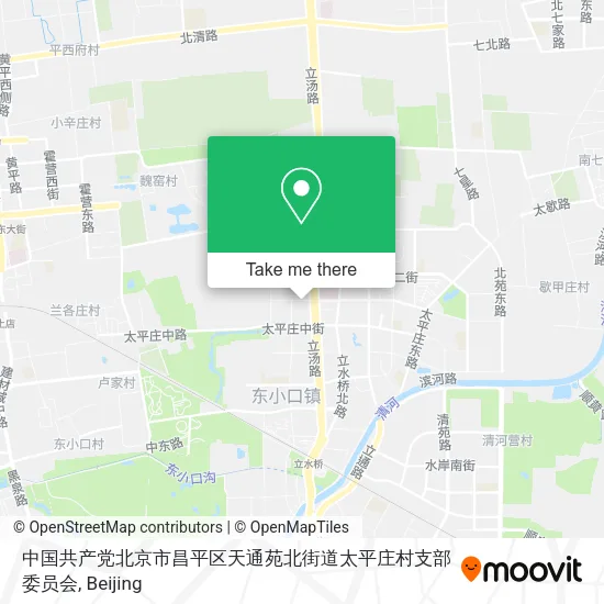 中国共产党北京市昌平区天通苑北街道太平庄村支部委员会 map