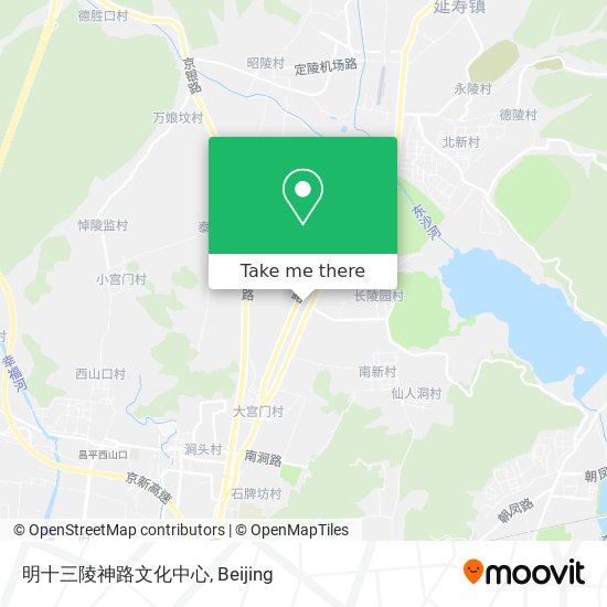 明十三陵神路文化中心 map