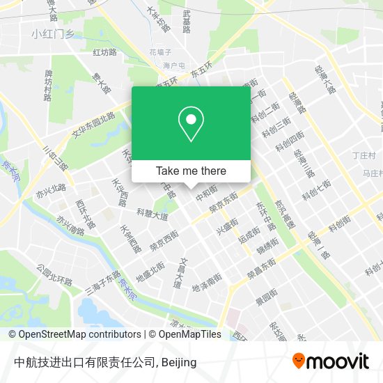 中航技进出口有限责任公司 map