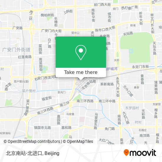 北京南站-北进口 map